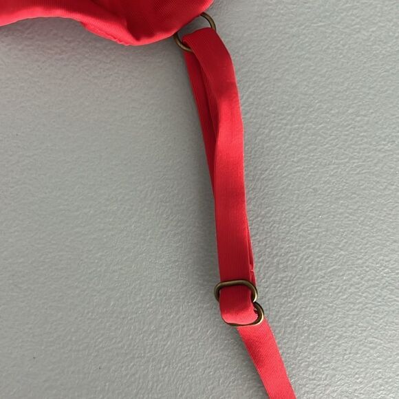 NWT Andie Swim The Belize Top in Flat Cherry Red Size L - Picture 5 of 10